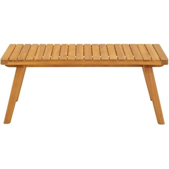 Τραπέζι Εξωτερικού Χώρου VidaXL από Ξύλο 90x55x35 cm - Καφέ image 1