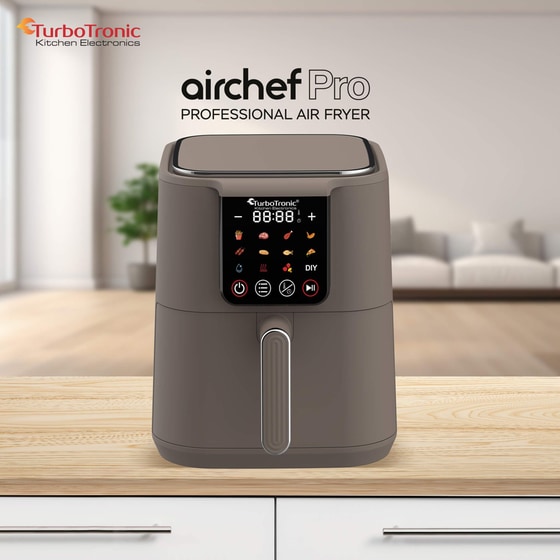 TURBOTRONIC TT-AF250 6 L 1500 W Γκρι Φριτέζα Αέρος image 7