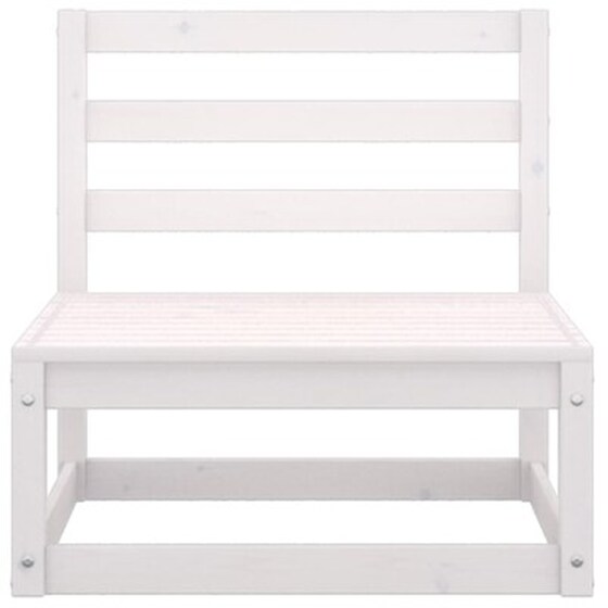 Καναπές Κήπου VidaXL 2 τμχ με Μαξιλάρια από Μασίφ Ξύλο Πεύκου 70x70x67 cm - Ανθρακί image 4