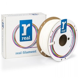 REAL FILAMENTS νήμα 3D εκτυπωτή PLA Recycled - 1kg 1.75mm - Λευκό