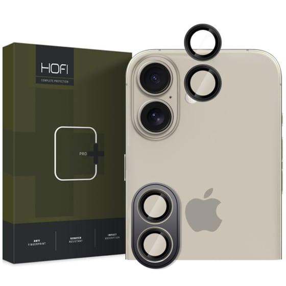 Προστατευτικό καμερών Apple iPhone 16 / 16 Plus  - Hofi Camping Pro Camera Black image 0