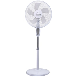 IQ PSF40-5R 50W 40cm Ανεμιστήρας Δαπέδου με Τηλεχειστήριο Λευκό