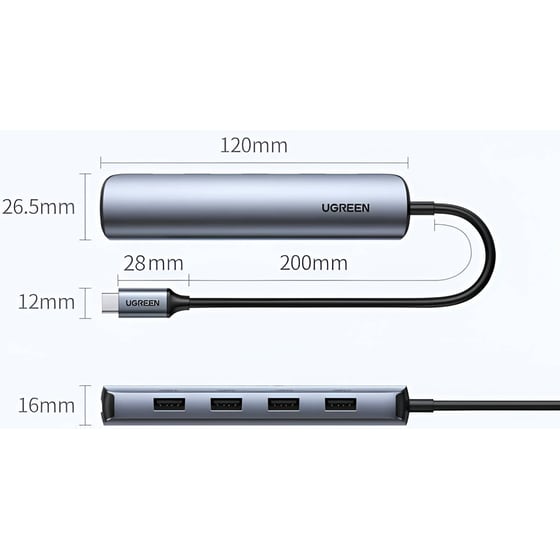 Docking Station Ugreen 5-Port USB 3.0 συμβατό με USB-C image 5