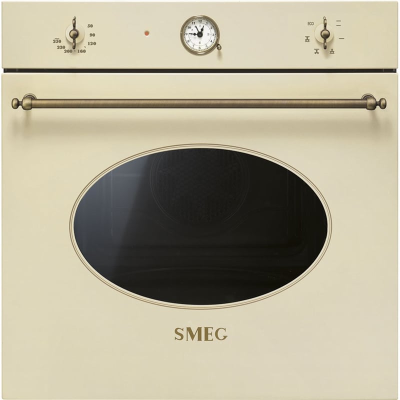 SMEG SF800PO 70 lt Μπεζ Εντοιχιζόμενος Φούρνος Άνω Πάγκου