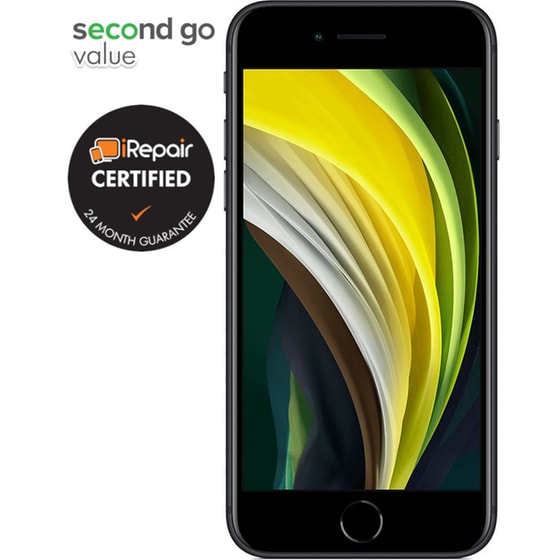 Μεταχειρισμένο Apple iPhone SE (2nd Gen) 128GB Black second go value Certified by iRepair image 4