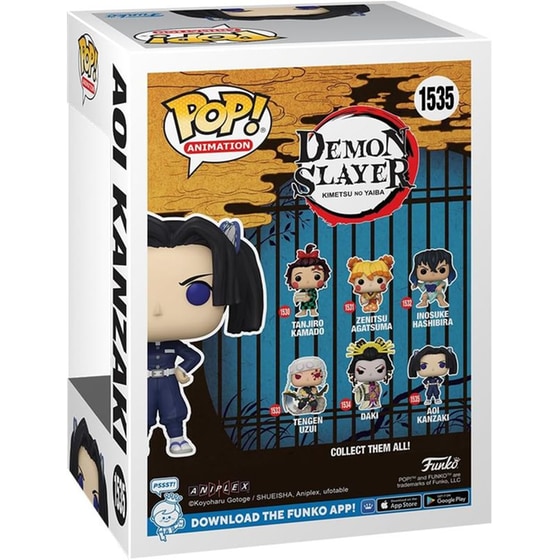Funko Pop! Animation - Demon Slayer Kimetsu No Yaiba - Aoi Kanzaki #1535 image 1