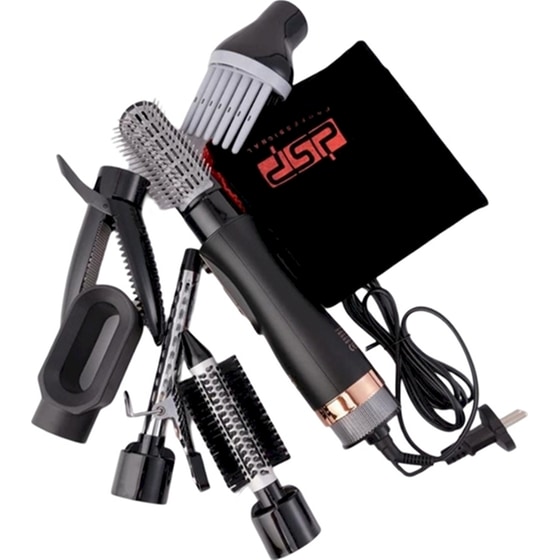 Ηλεκτρική Βούρτσα Dsp Professional 50172 Multistyler 6 Σε 1 800 W Μαύρο image 7