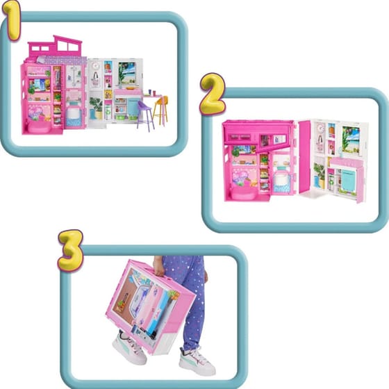 Barbie Σπιτάκι-Βαλιτσάκι image 1
