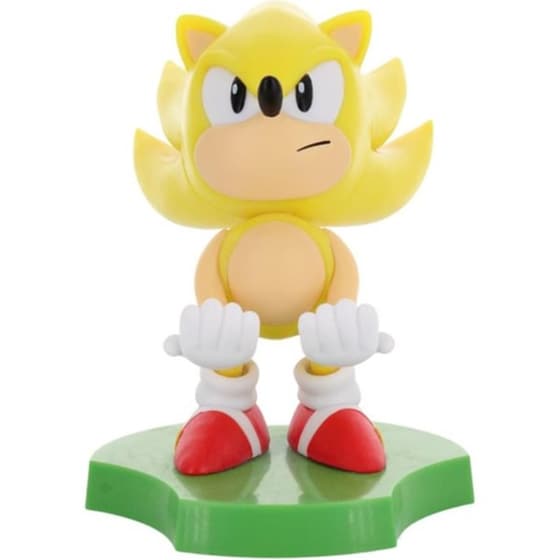 Φιγούρα Βάσης Στήριξης Cable Guys - Sonic The Hedgehog Super Sonic Earbud Holder (HDHMSG400608) image 0