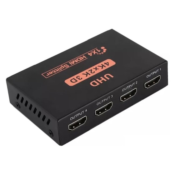 Powertech Splitter Hdmi Σε 4x Hdmi Pth-048, 4k 3d, Μαύρο  Pth-048 | 37379 image 0