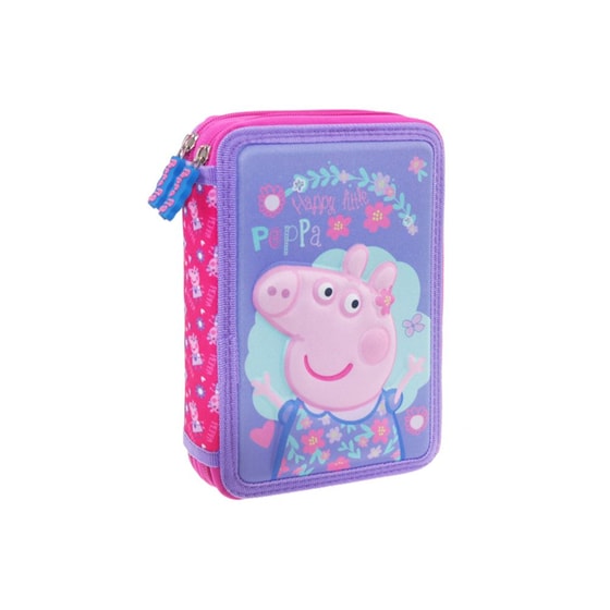 Σχολικη Κασετινα Διπλη Γεμath Peppa 3d 000482427 image 0