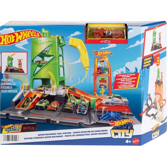 Hot Wheels City Πίστα Σταθμός Καυσίμων (HTN79) image 0