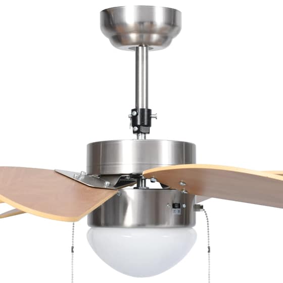 vidaXL 39W 76cm με Φως Ανεμιστήρας Οροφής image 3