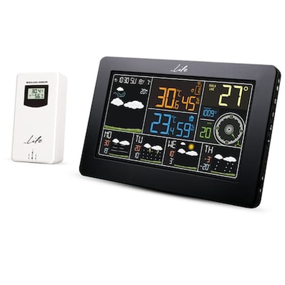 Μετεωρολογικός σταθμός  Life Wes 401 με Wifi Μαύρο image 0