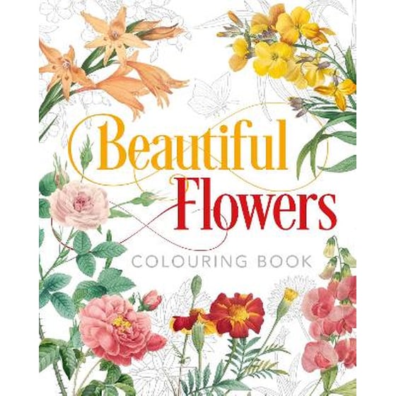 Beautiful Flowers Colouring Book image 0