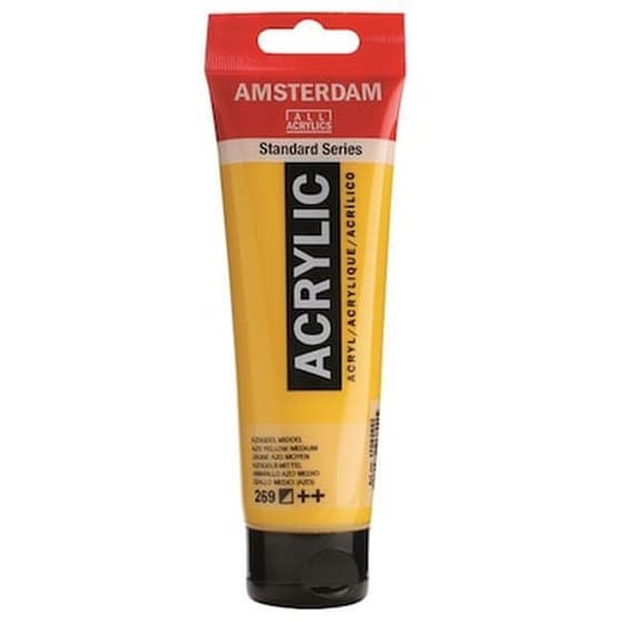 Talens Amsterdam Ακρυλικό Χρώμα 269 Azo Yellow M 120ml image 0