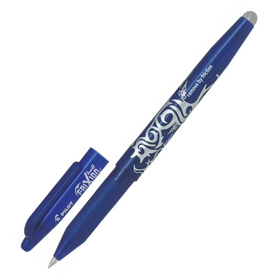 Στυλό Roller Pilot Frixion 0.7 mm Μαύρο & Μπλε (2 Τεμάχια) image 3
