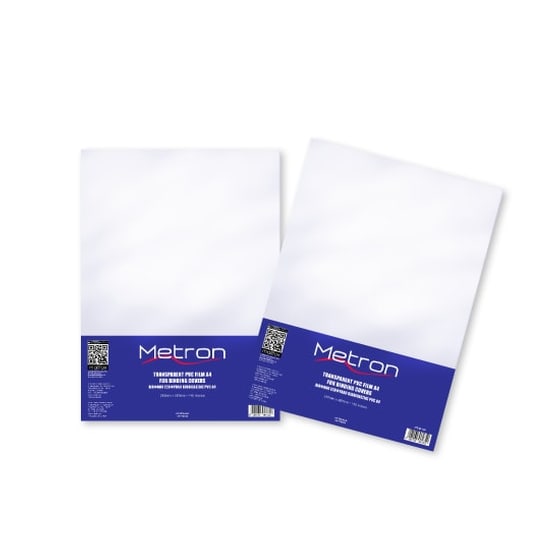 Εξώφυλλο Βιβλιοδεσίας Πλαστικό 140 micron -Metron - Διαφανές image 0