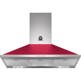 LA GERMANIA KPL90PLAG1VIA 90 cm Inox Απορροφητήρας Καμινάδα Τζάκι