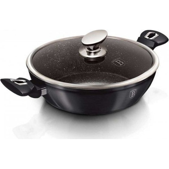 Αντικολλητικό Τηγάνι WOK BERLINGER HAUS BH-7111 30 cm Γκρι image 0