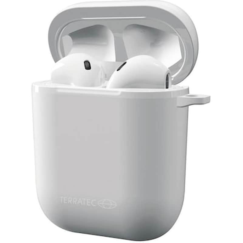 TERRATEC Θήκη Ακουστικών Terratec Add Case για Apple AirPods 1st/2nd Gen - Λευκό