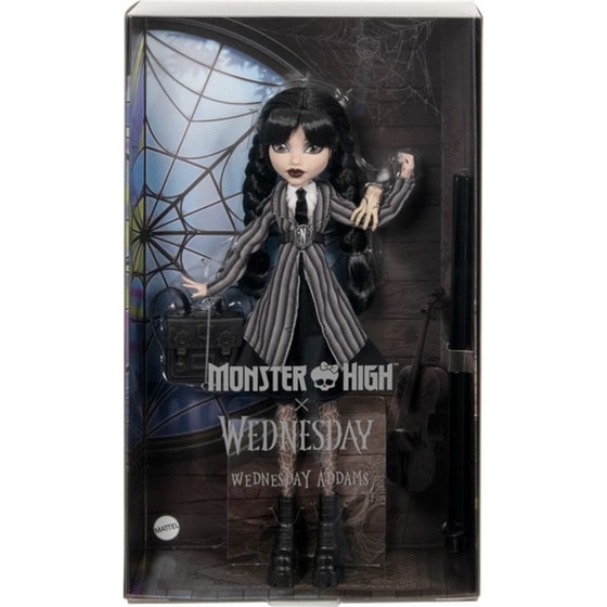 Mattel Κούκλα Συλλεκτική Monster High x Wednesday - Nevermore Academy image 8