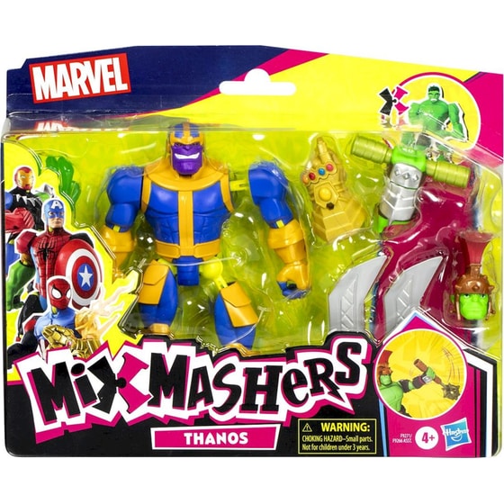 Hasbro Φιγούρα Marvel Avengers Hulk/ Thanos MixMashers Deluxe 1 Τμχ - Τυχαία Επιλογή Σχεδίου (F9266) image 8