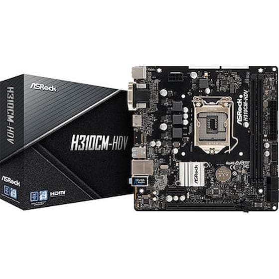 Asrock H310cm-hdv Motherboard Lga 1151 (socket H4) Micro Atx Intel® H310 image 0