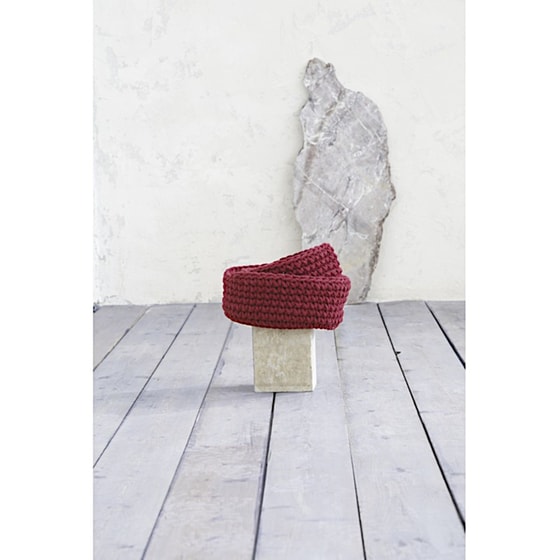 Καλάθι Αποθήκευσης Nima Paneir Βαμβάκι - Πολυεστέρας 23x14 cm - Κόκκινο image 1