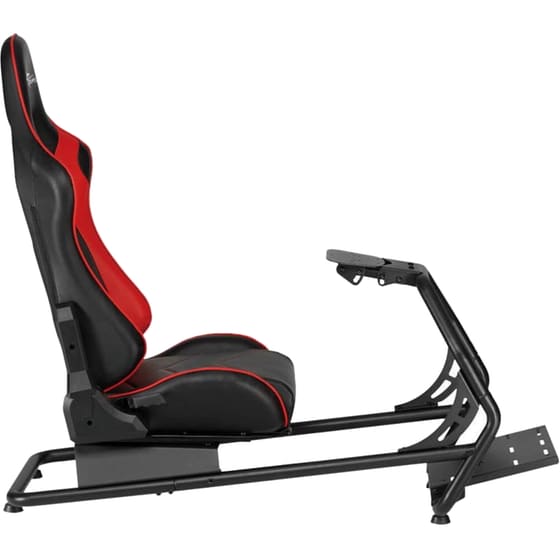 Gaming Κάθισμα White Shark Cocpit από Οικολογικό Δέρμα - Μαύρο/Κόκκινο image 2