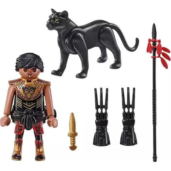 PLAYMOBIL® Special Plus Πολεμιστής με Μαύρο Πάνθηρα (70878) image 2