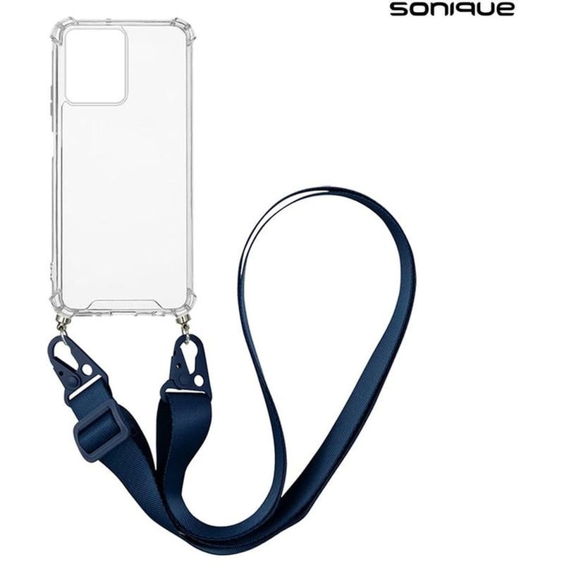 Θήκη Xiaomi Redmi 13C 4G - Sonique Armor Clear Με Strap - Μπλε SONIQUE