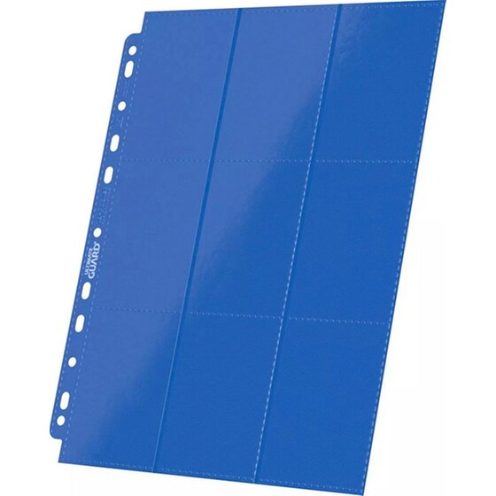 Ultimate Guard 18-pocket Pages Side-loading Blue (10 Pages) image 1