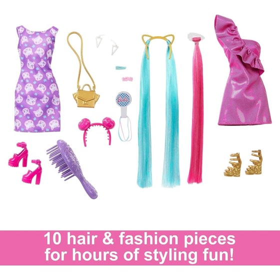 Παιχνιδολαμπάδα Mattel Barbie: Fun N Fancy Doll And Accessories (JDC85) image 3