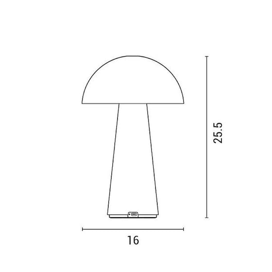Πορτατίφ Αφής Dimmable Eurolamp 144-70005 Πλαστικό Φ16x25.5 cm - Μαύρο image 1