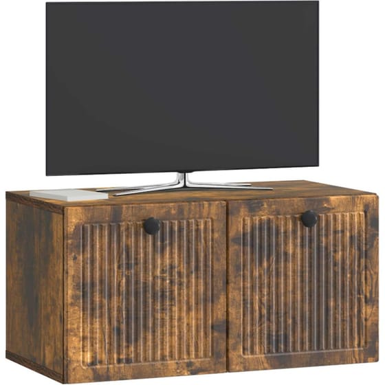 Επιτοίχιο Έπιπλο Τηλεόρασης VidaXL 59.5x31x30 cm - Γκρι Sonoma image 1