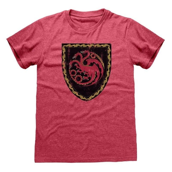 T-shirt Heroes Inc. House Of The Dragon Targaryen Crest - Ροζ image 0