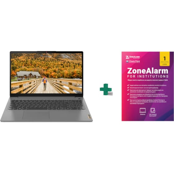 Laptop Lenovo IdeaPad 3 15ALC6 15.6" FHD (Ryzen 7-5700U/16GB/1 TB SSD/Radeon Graphics/Win11HomeS) + Antivirus ZoneAlarm για 2 έτη image 0