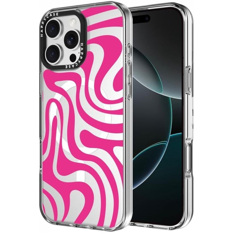 Θήκη Apple iPhone 16 Pro - HappyCase Joy με Magsafe - Wavy Swirl