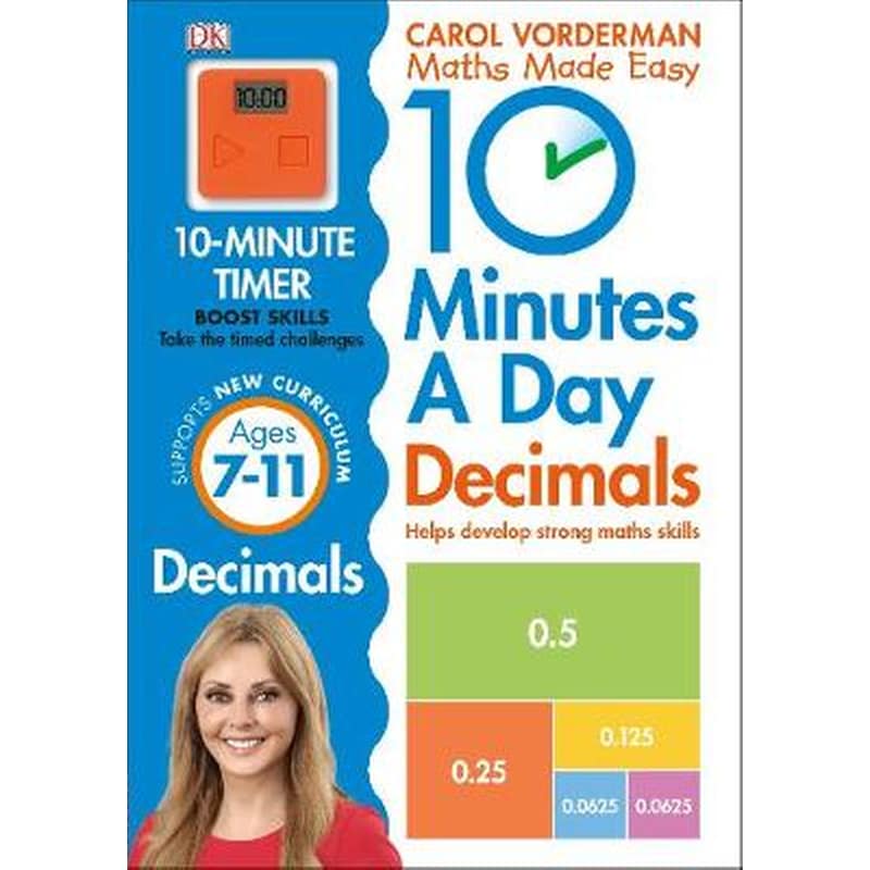 10 Minutes A Day Decimals, Ages 7-11 (Key Stage 2) 1288797