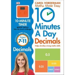 10 Minutes A Day Decimals, Ages 7-11 (Key Stage 2)