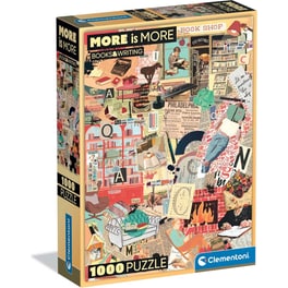 Παζλ Clementoni More is More Collection Books & Writing - Compact Box (1000 Κομμάτια)