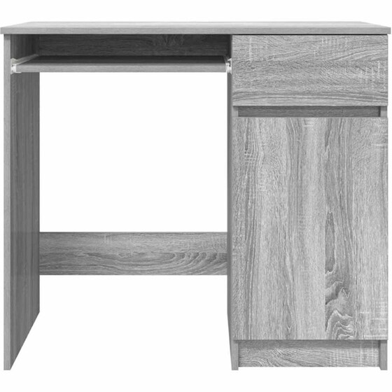 Γραφείο VidaXL από Επεξεργασμένο Ξύλο 86x49x76 cm - Γκρι Sonoma image 5