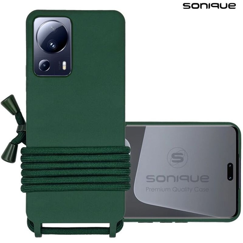 Θήκη Xiaomi Xiaomi 13 Lite - Sonique Με Κορδόνι Carryhang - Πράσινο