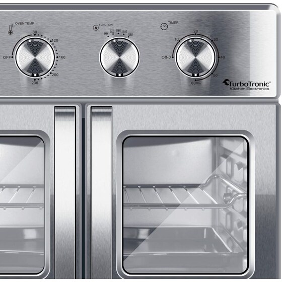 TURBOTRONIC TT-AF32MFD airchef Pro 32 Lt Ασημί Ηλεκτρικό Φουρνάκι image 5