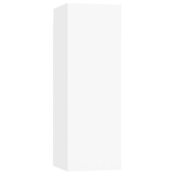 Έπιπλα Τηλεόρασης Vidaxl 4 Τμχ 100x30x30 cm - Λευκό image 5