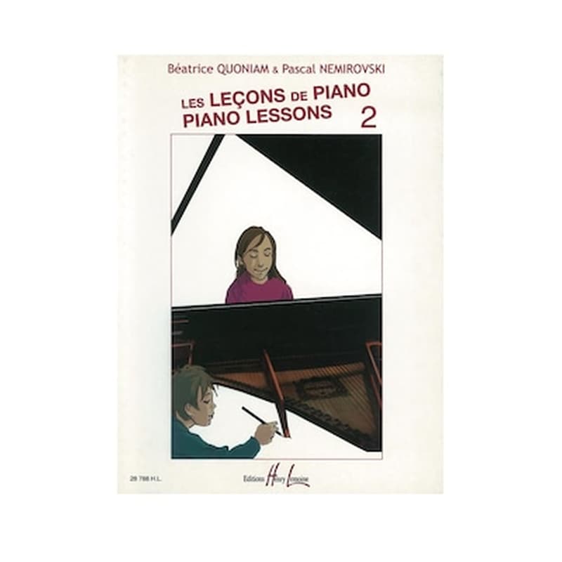 HENRY LEMOINE Quoniam - Nemirovski - Les Lecons De Piano, Vol.2