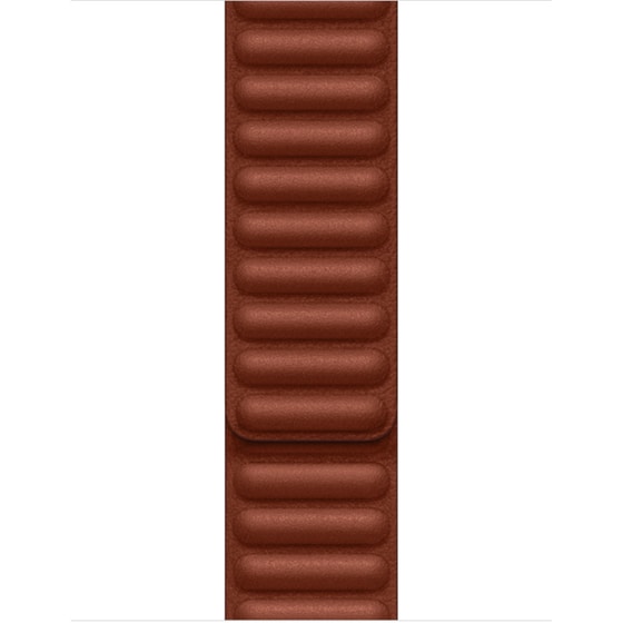 Λουράκι Apple Leather Link M/L για Apple Watch 41mm - Καφέ image 0