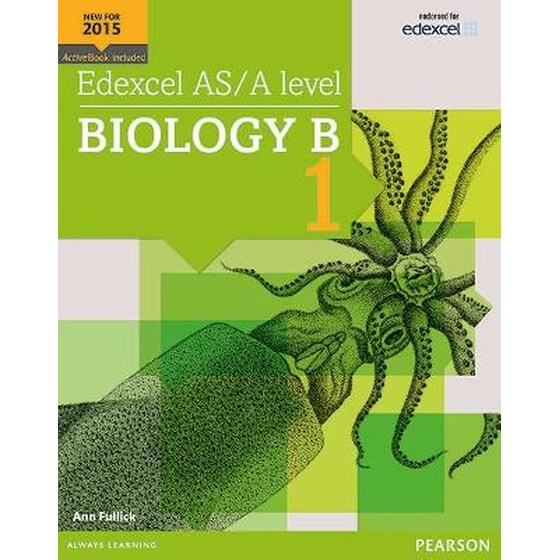 Edexcel AS/A level Biology B Student Book 1 + ActiveBook image 0
