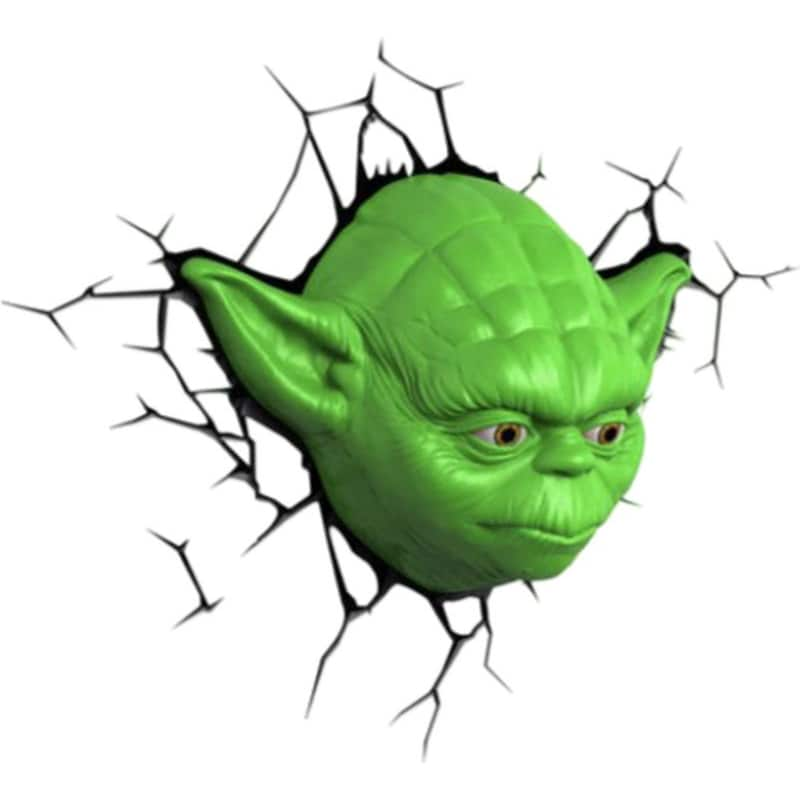 3DLIGHTFX Διακοσμητικό Φωτιστικό Τοίχου 3d Light Fx Master Yoda - Star Wars